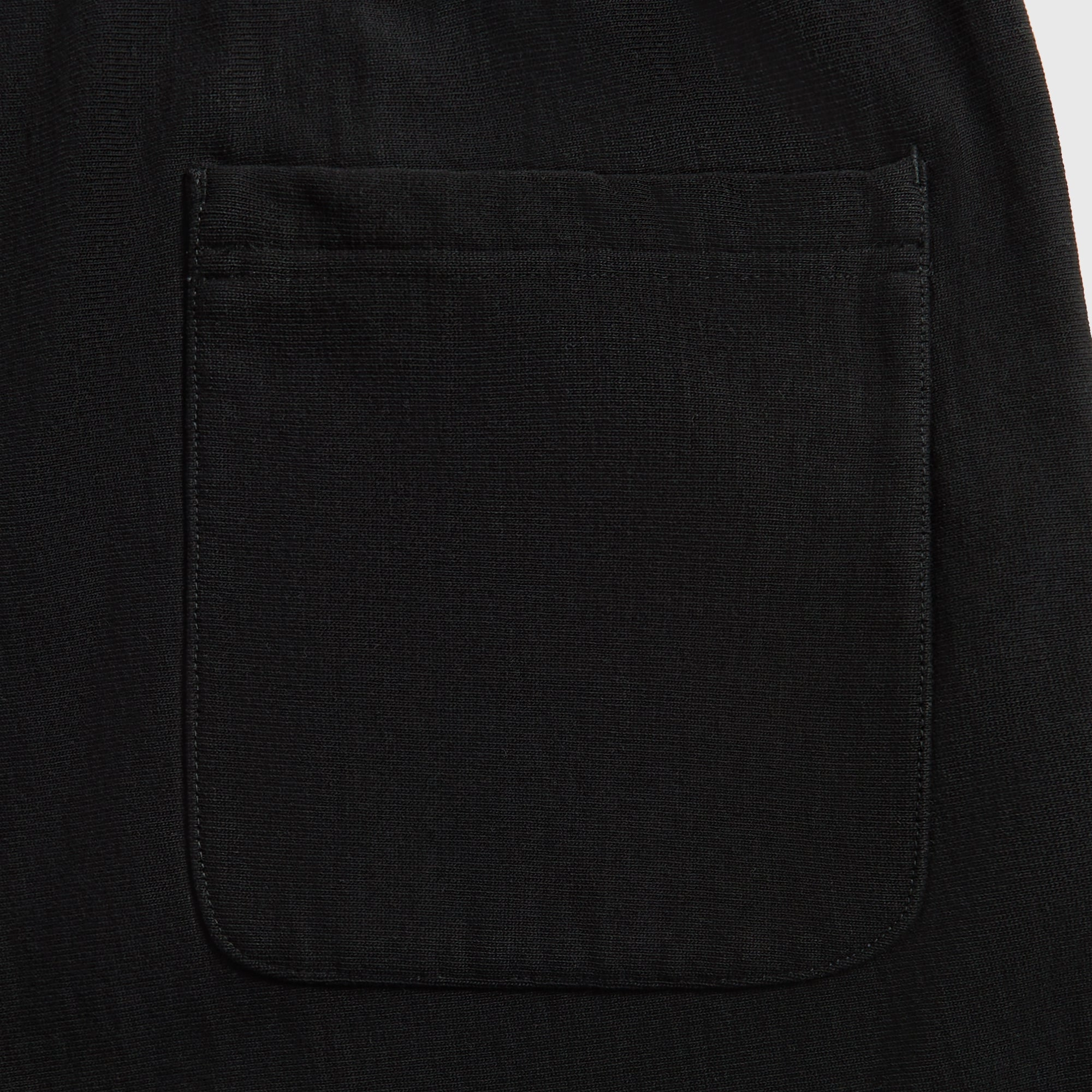 Tapered leg Stretchable Wear Auralee Smooth Soft BD Sweat Pant - Black