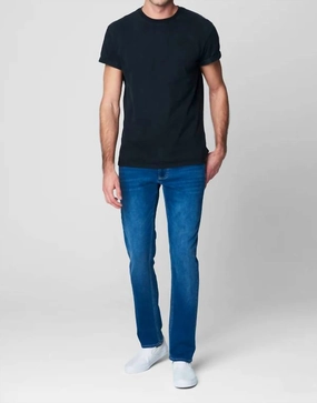 Sunny Vibes Casual Couple Look Elegant Summer Vibes Men's Wooster Horatio Skinny Fit Knit Denim Jean In Flashy Ways
