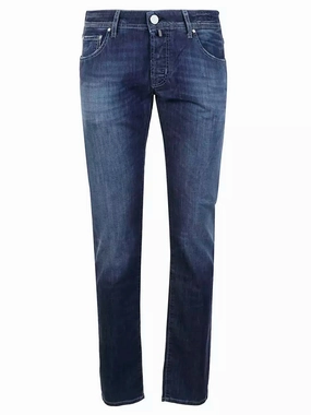 Jacob Cohen Elegant Stretch Men's Jeans Minimal Outfit Travel Comfort