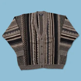 Vintage Knit Cardigan XLarge product vacation wearability