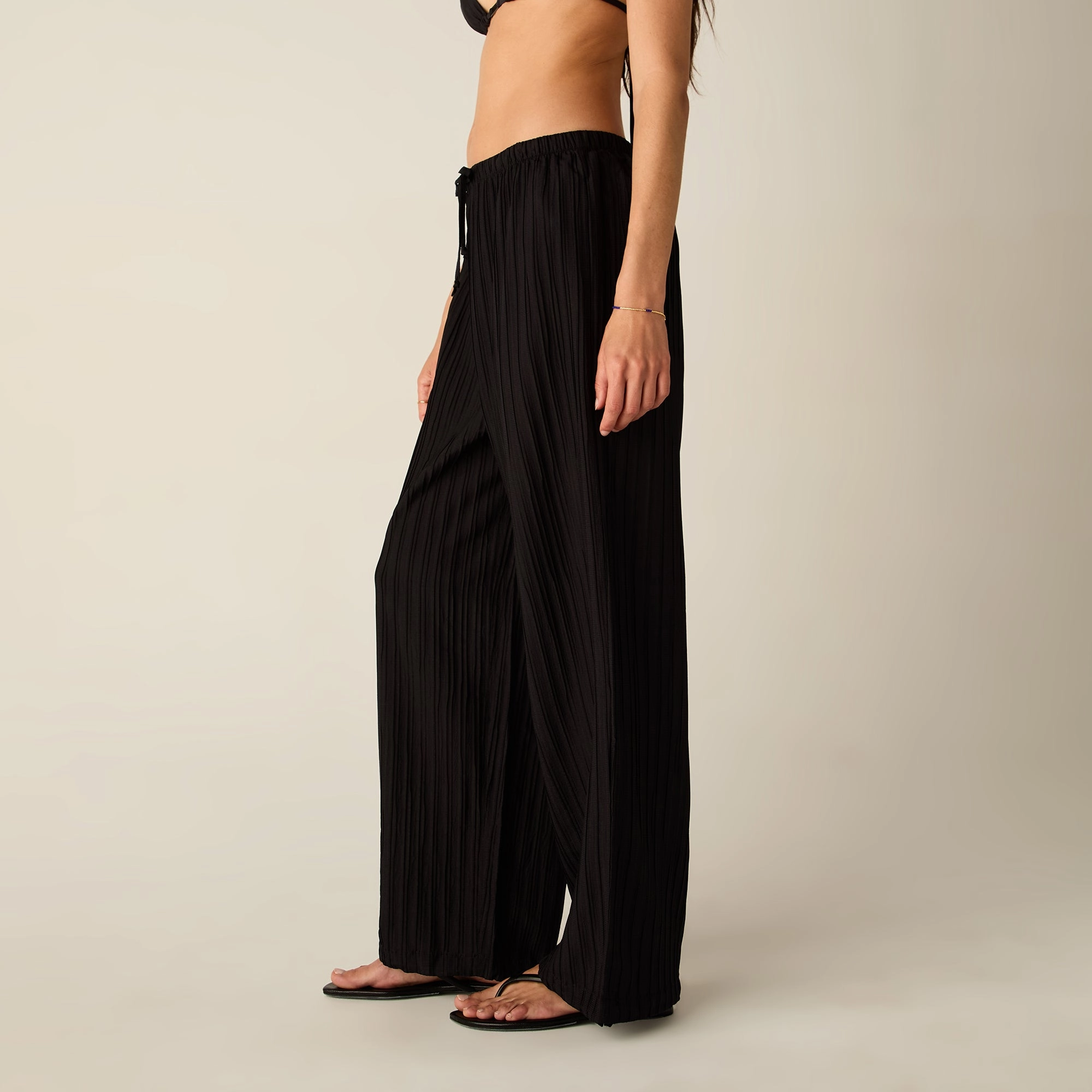 Kith Women Kavi II Plisse Drawstring Pant - Ink Quick Access Pockets Abrasion Resistant Fabric