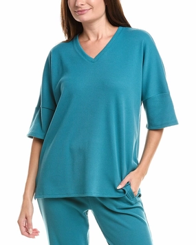 WrinkleResistant Fabric N Natori Tranquility V-Neck Top