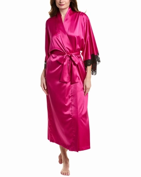 Natori Peony Glamour Robe Odor Resistant Tech