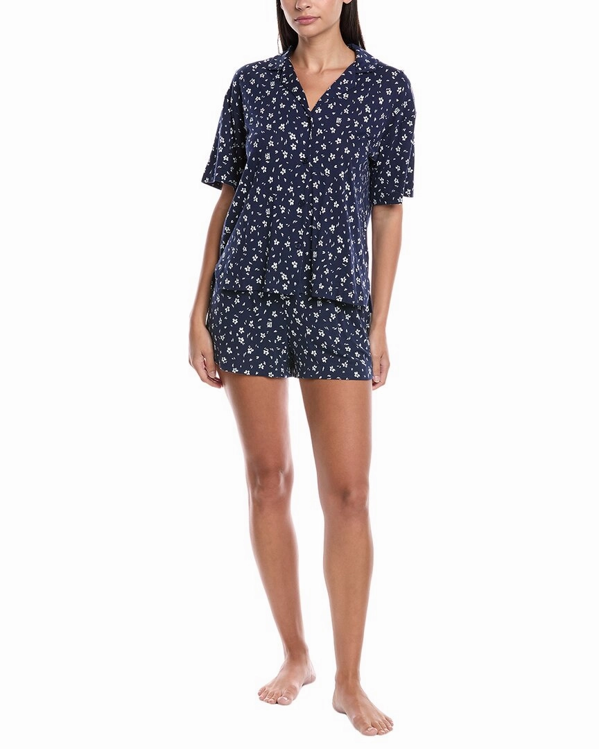 DKNY 2pc Top & Boxer Sleep Set Cozy Midweight Fabric