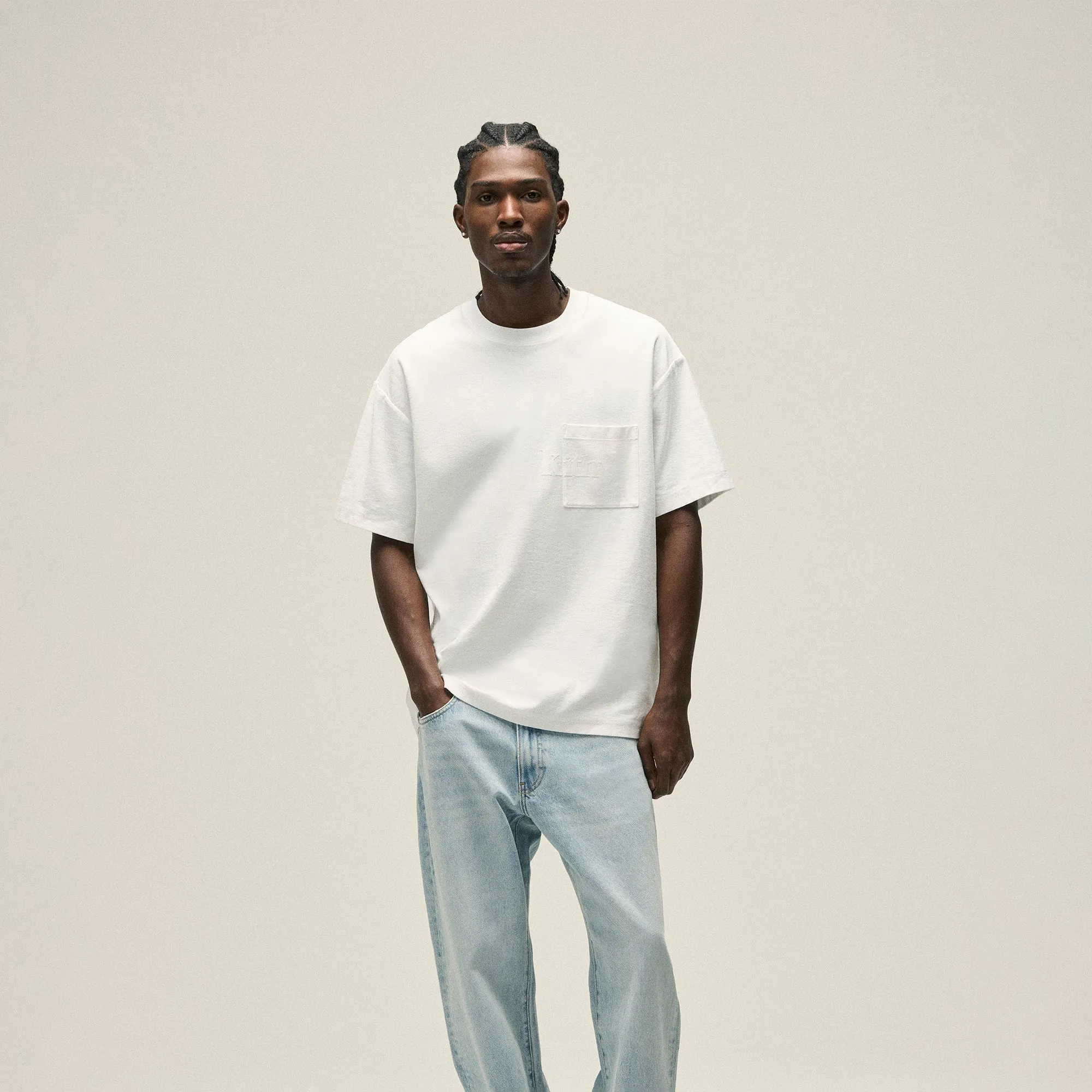 Kith Short Sleeve Quinn Tee - White Smart Outfit Classic Color