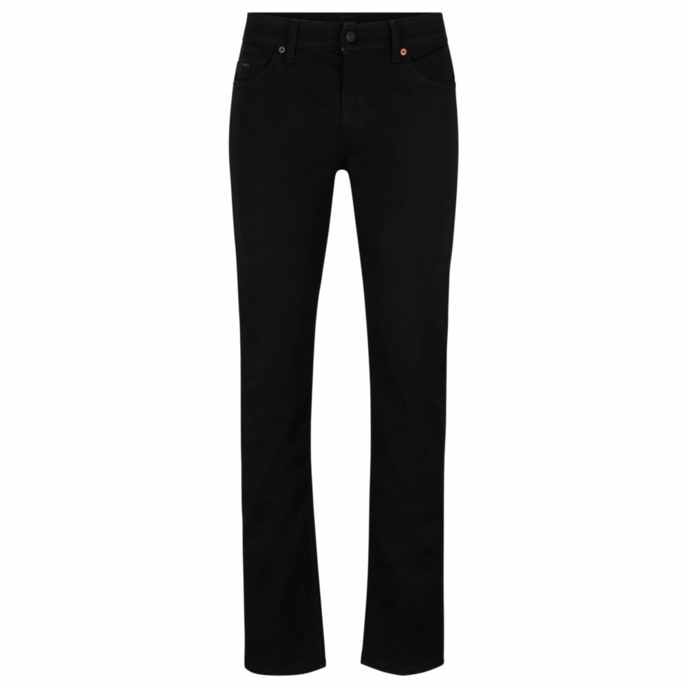 Style Blend Minimalist Pocket Layout Slim-fit jeans in black comfort-stretch denim