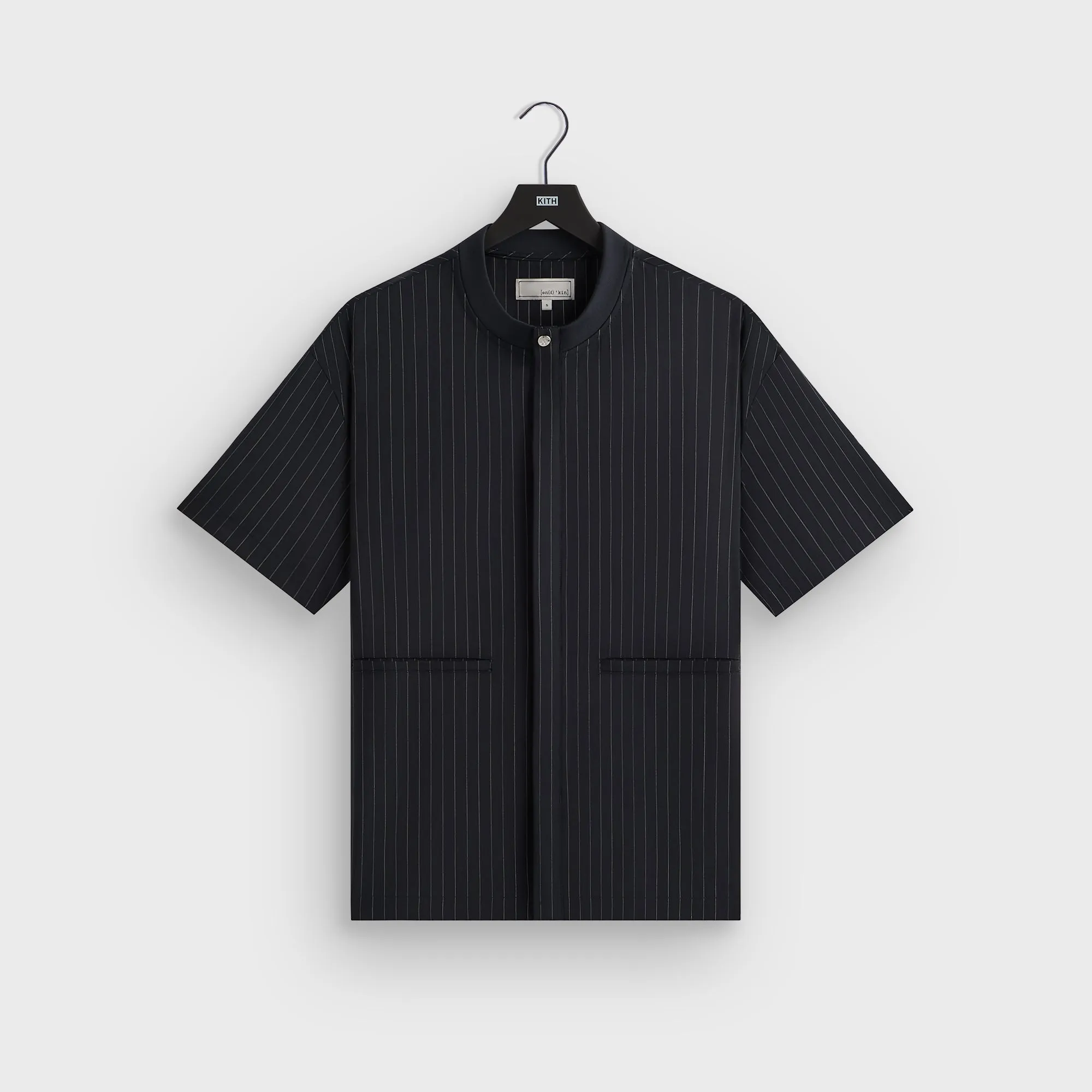 &Kin Tropical Wool Casper Shirt - Admiral Athleisure Trend