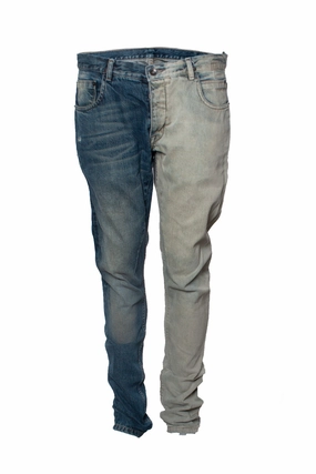 Subtle Texture Detroit cut jeans