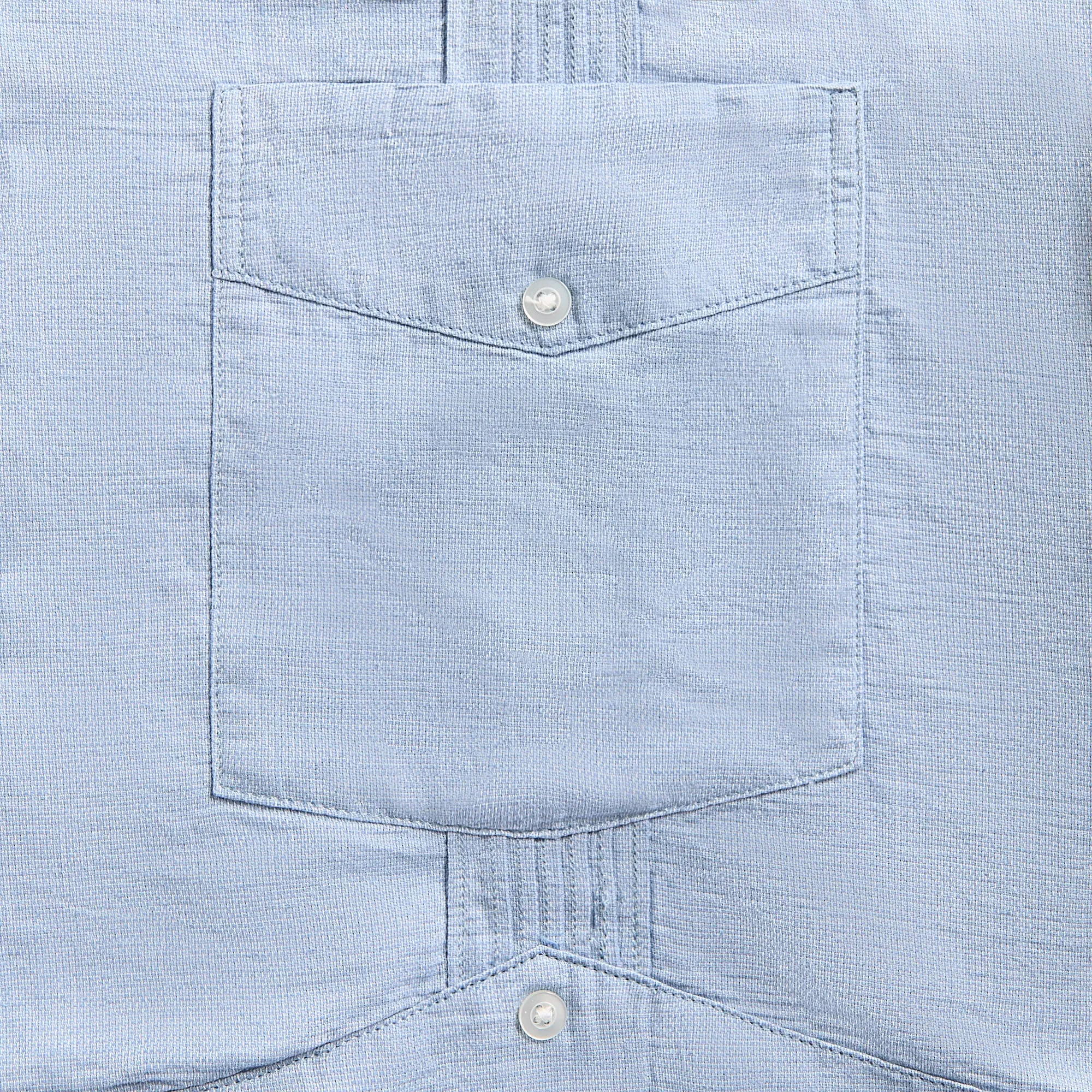Engineered Garments Guayabera Shirt - Light Blue Iconic look Trendy Pattern