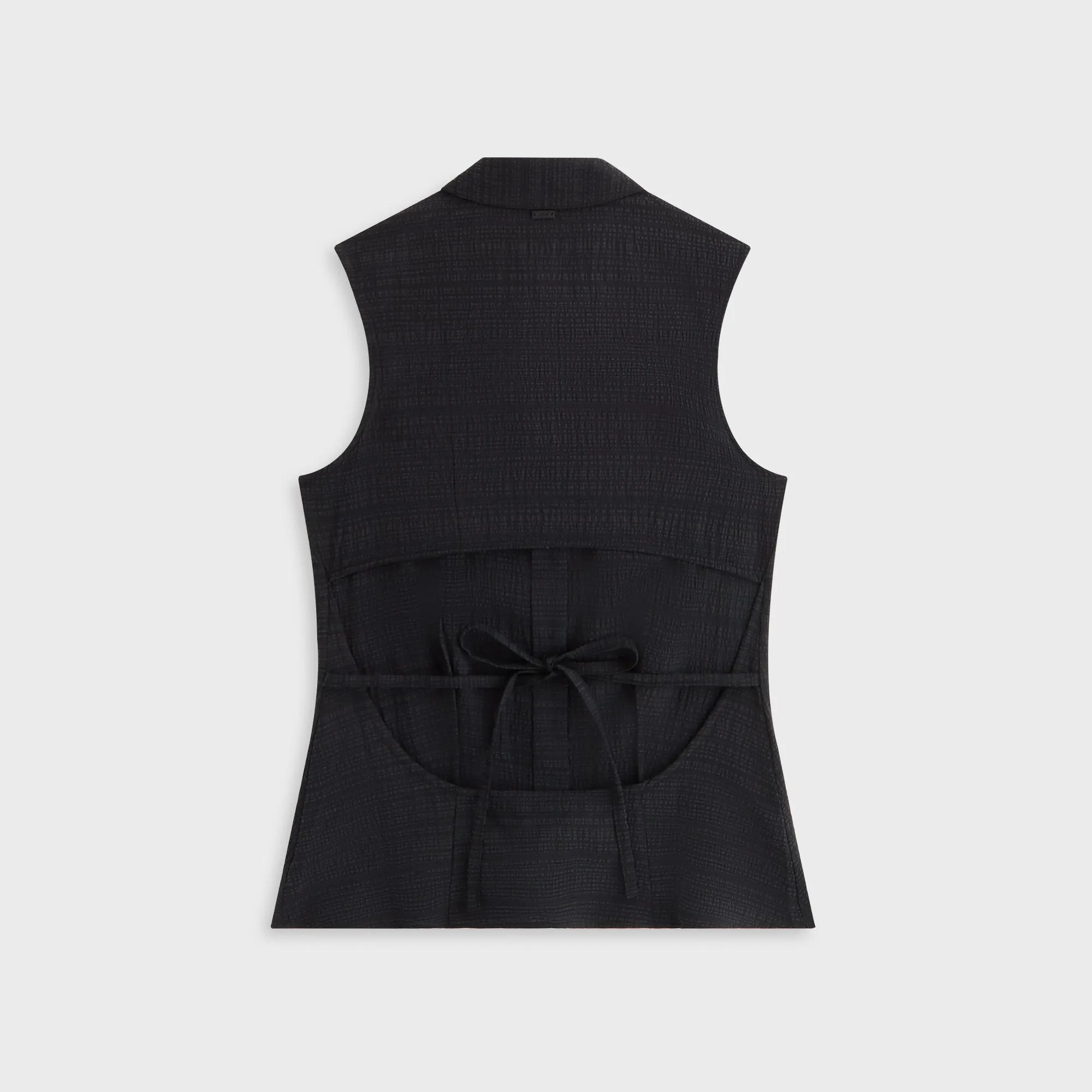 propaganda Kith Women Aki Backless Button Down Tank - Black