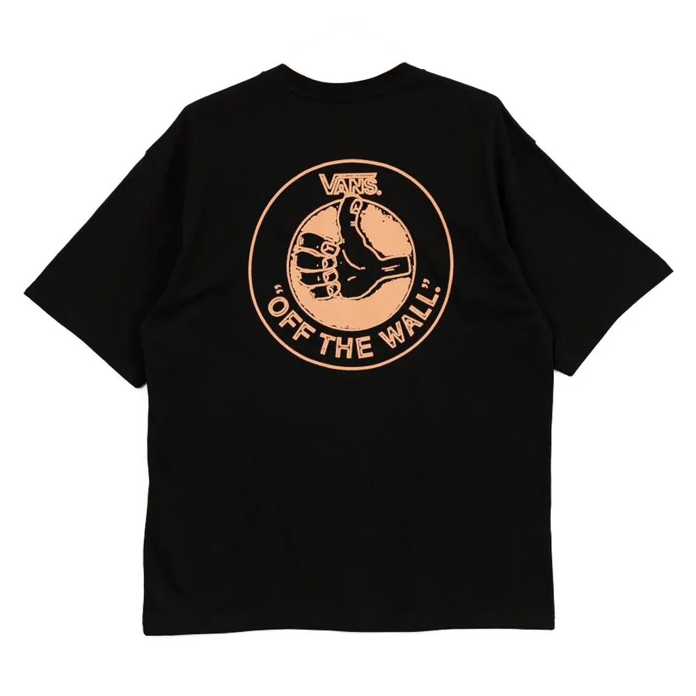 Vans Thumb Logo Loose T-shirt - Black Long Sleeve Modern Smart