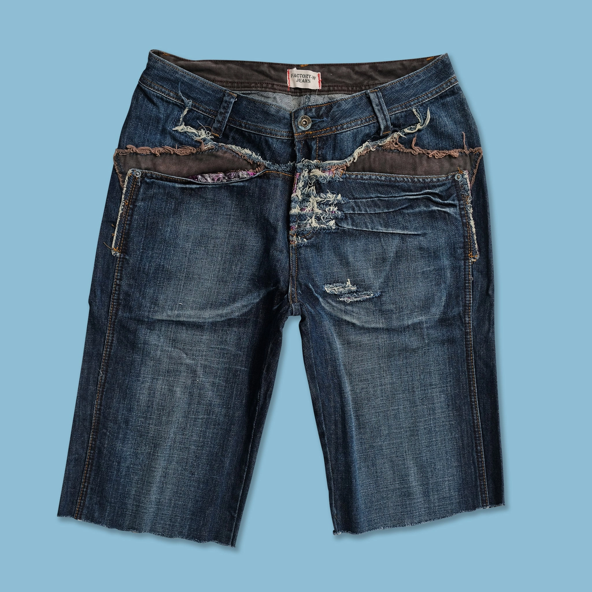 Y2K Baggy Shorts W34 SecureClosureSystem Friction Resistant Fabric
