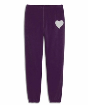 Slim Stretch Juniors Shane Sweatpants In Midnight Plum