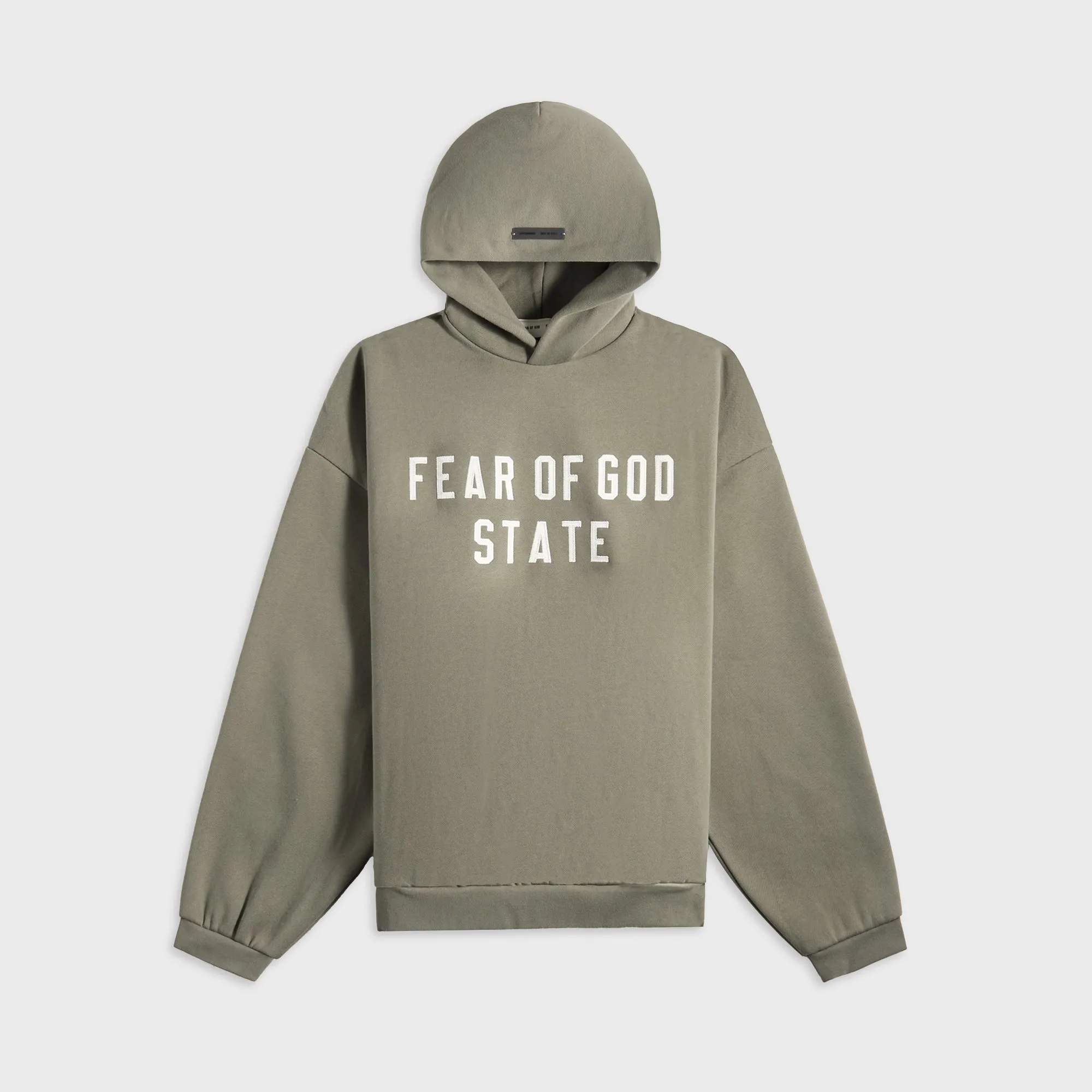 Glossy Cold Weather Essentials 90S Fit Fleece Hoodie - Moss