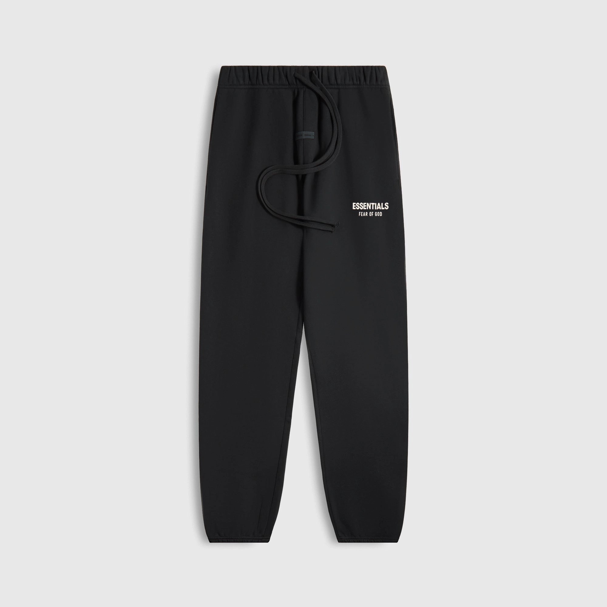 Essentials Classic Fit Fleece Sweatpant - Jet Black Simple Silhouette Mid-rise fit