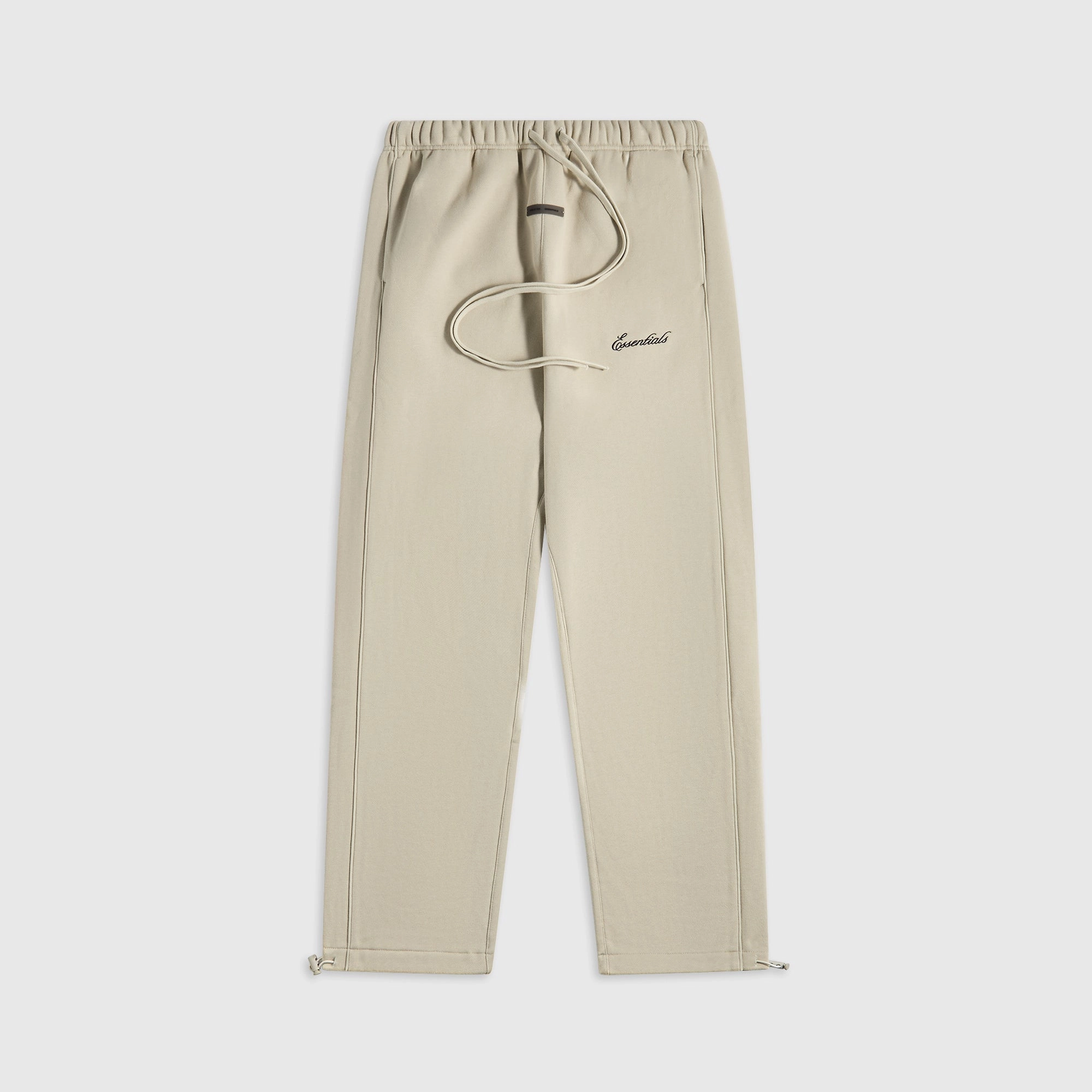 Move Freely Light Fit Essentials Relaxed Fleece Sweatpant With Piping - Abbey Stone