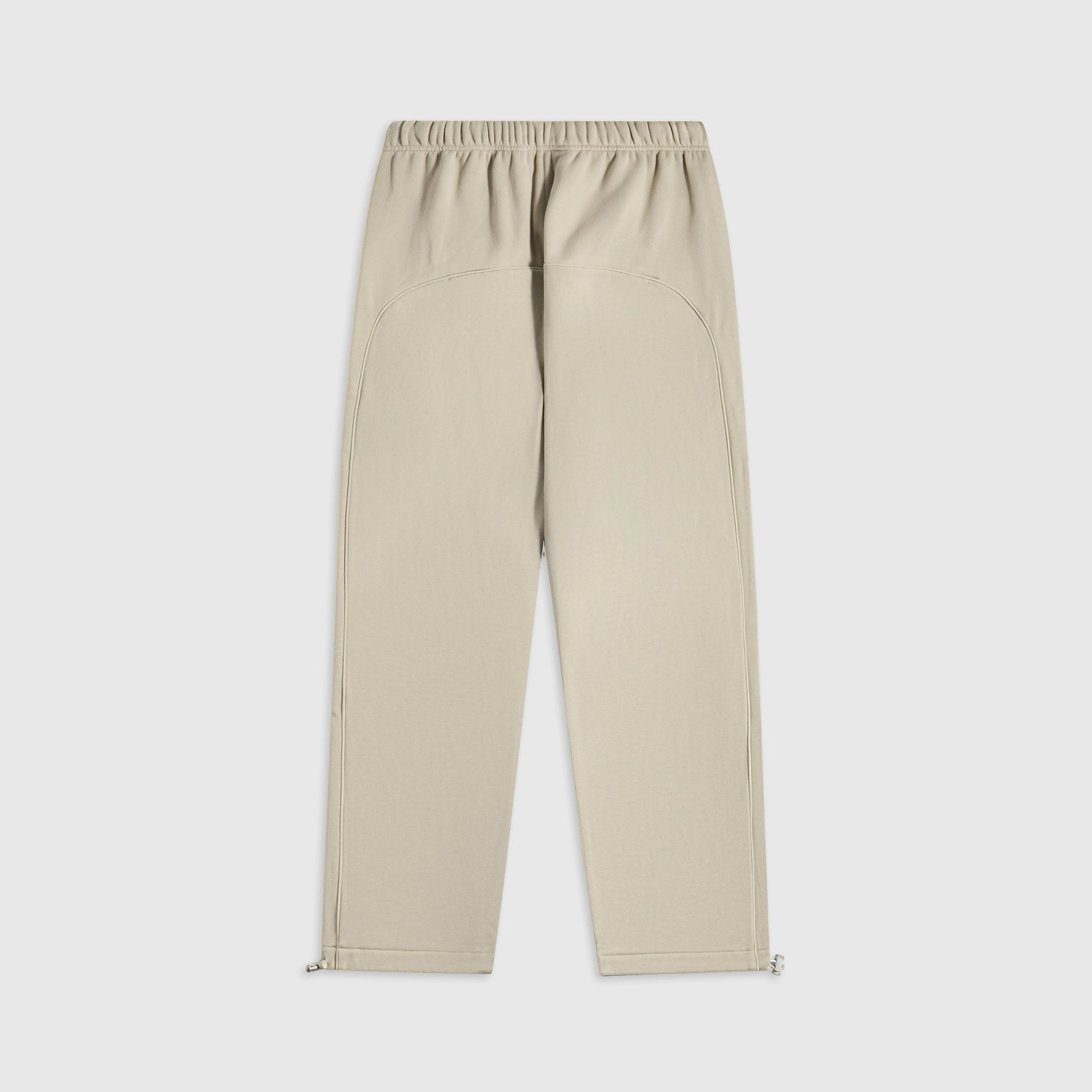Wrinkle-Resistant TaperedLeg Essentials Relaxed Fleece Sweatpant With Piping - Abbey Stone