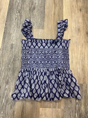 Tank Top By Alicia Bell In Blue, Size: M Breathable back panel