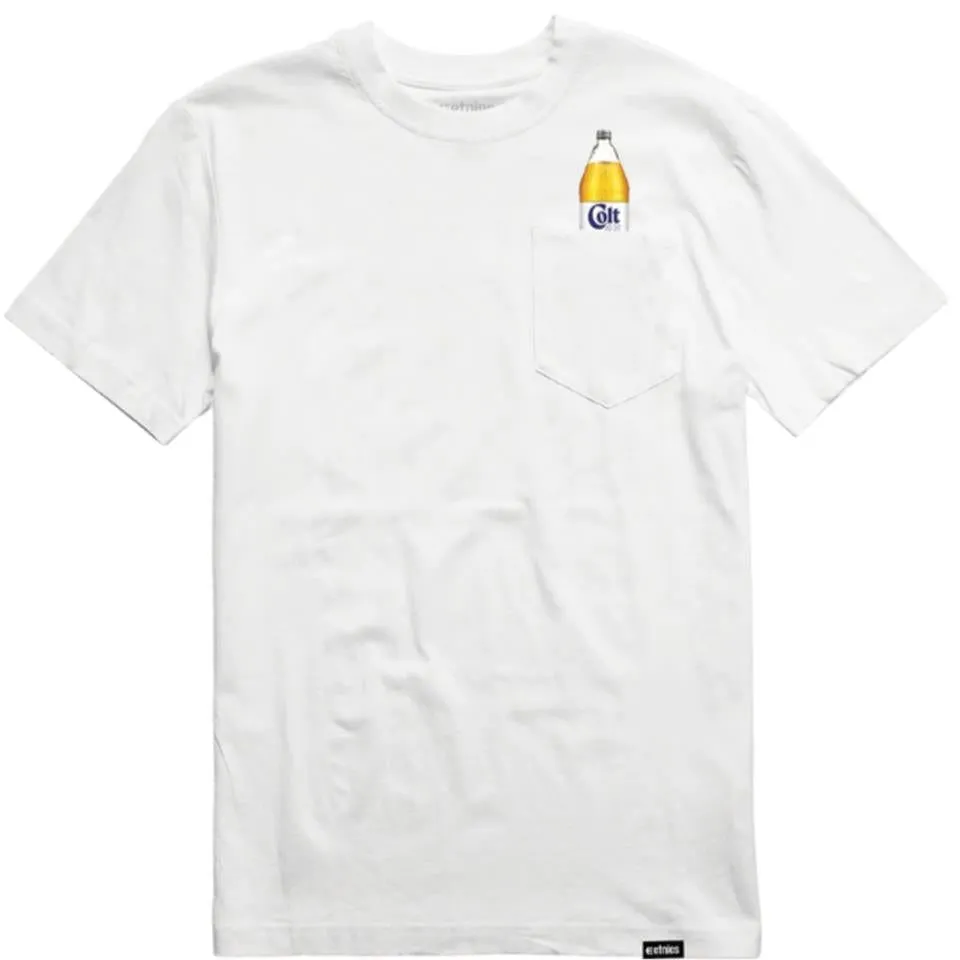 Etnies Colt 45 Pocket T-Shirt - White Floral freshness Breathable Wearable