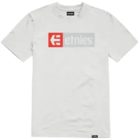 Etnies New Box T-Shirt - White/Grey/Red Casual Day Wear Casual Essentials