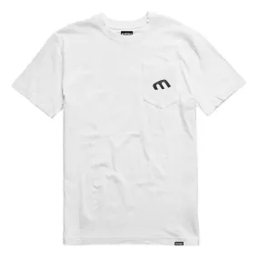 Etnies Style E Pocket T-Shirt - White Ethically Sourced Materials Limited Edition