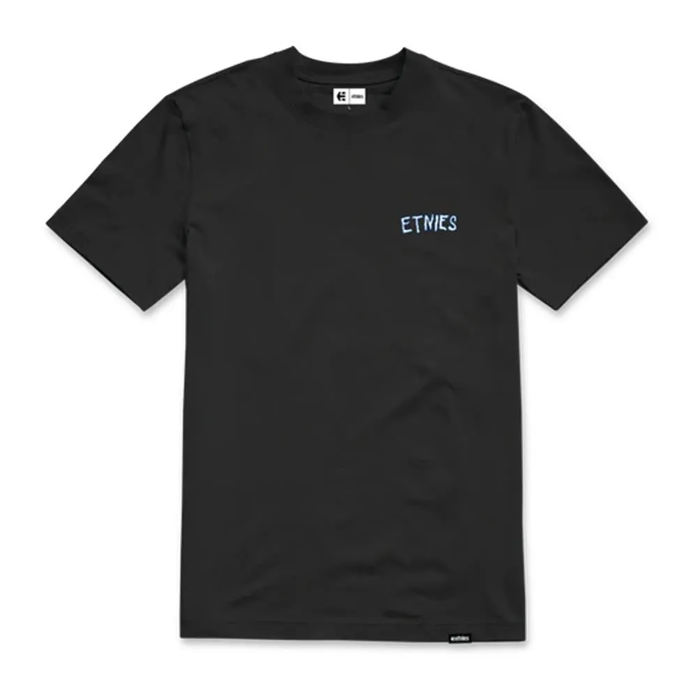 Etnies Wizard T-shirt - Black Easy Wear Look Timeless Layer