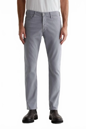 Stretch Fabric Everett Sueded Slim Straight Jean In Ocean Breeze