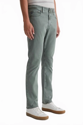 Everett Sueded Slim Straight Jean In Sulfur Thorn Field Fashion Lover Durable Minimalist Style Outfit Base