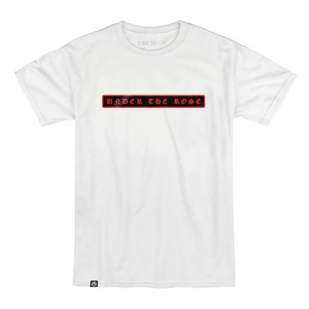 Subrosa Under The Rose T-shirt - White Edgy OdorResistantTechnology