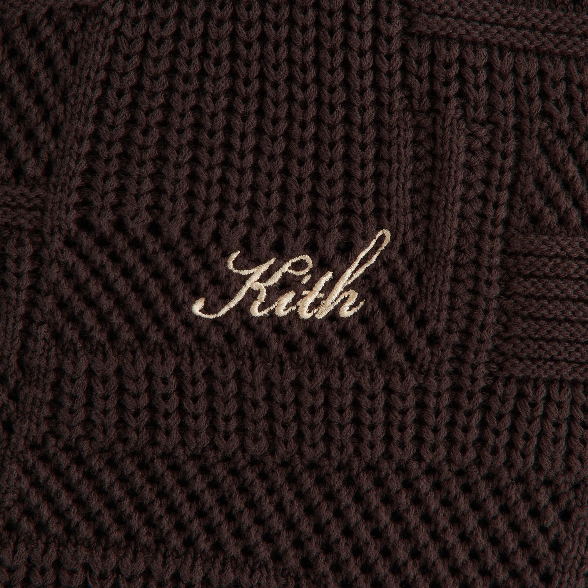 Kith Women Celyse II Patchwork Sweater Hoodie - Incognito camping suitable Pastel Shade