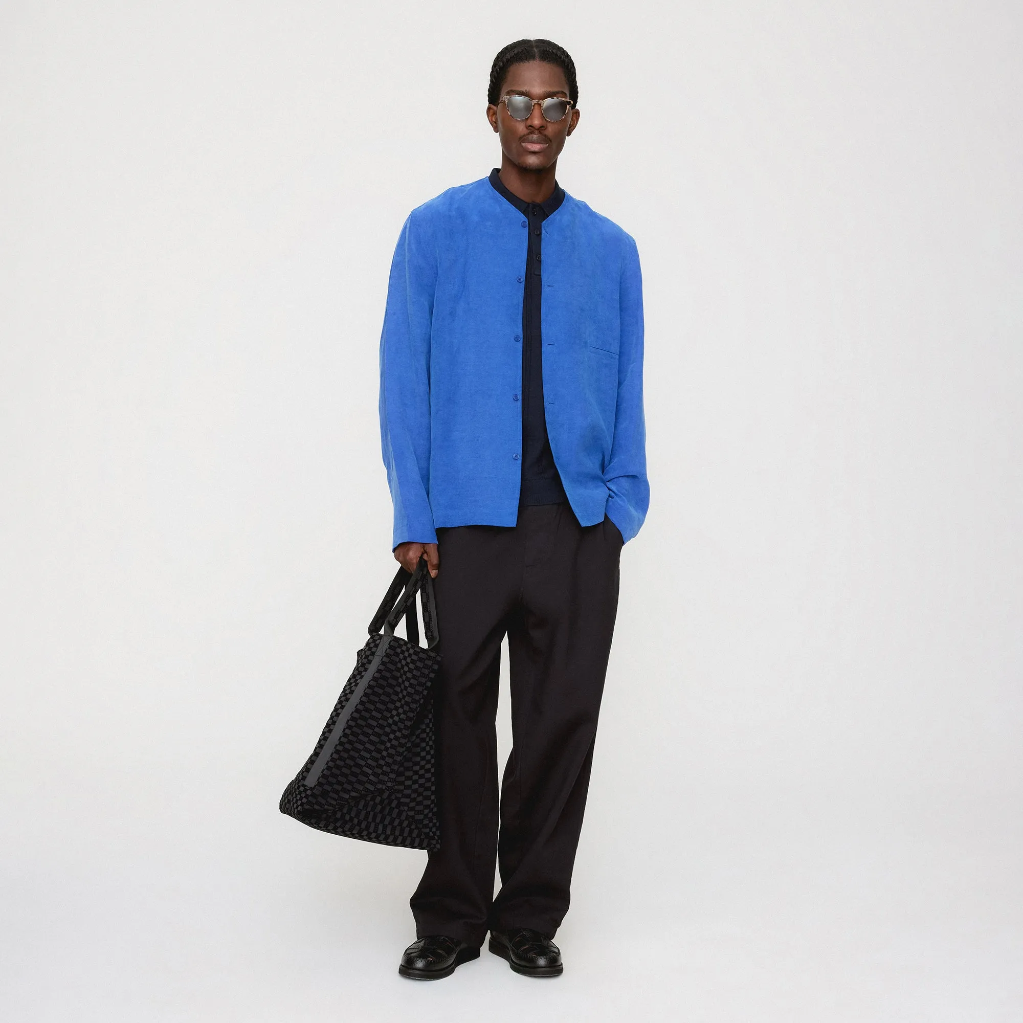 Kith Cupro Linen Caelen Shirt - Current Lightweight Layers Seamless construction