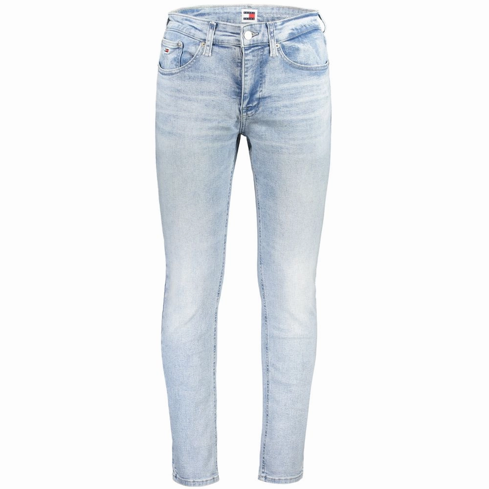 Classic Comfort Date Night Casual Friday Tommy Hilfiger blue Cotton Jeans & Men's Pant