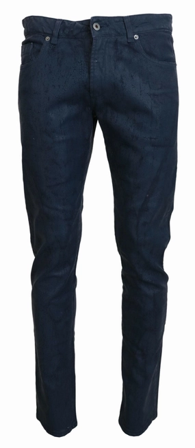 Exte  Cotton Tape Slim Fit Men Casual  Men's Jeans Weekend Warrior Creative Look Modern