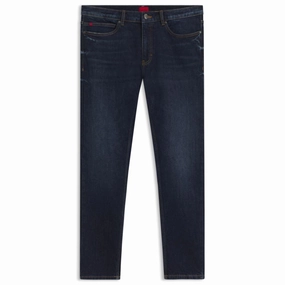 Extra-slim-fit jeans in blue stretch denim Travel Outfit Casual Stretch