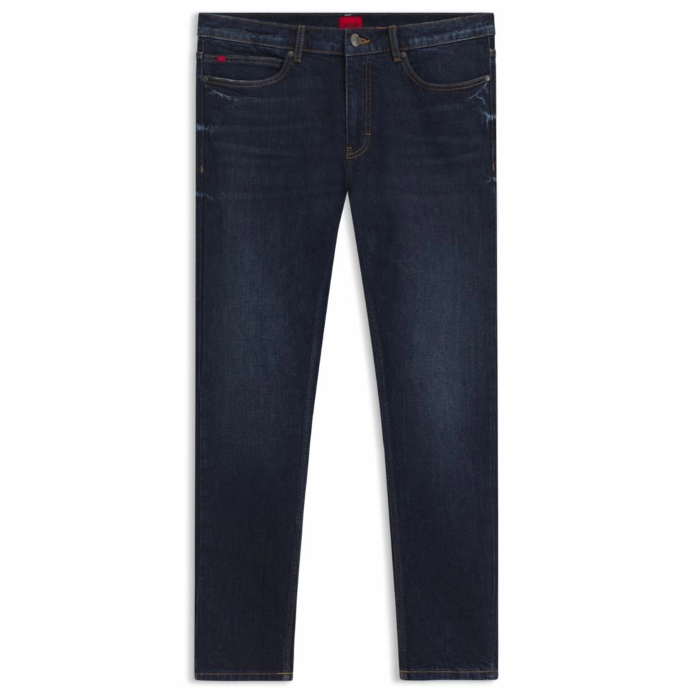 Outfit Essential Relaxed Mood Extra-slim-fit jeans in blue stretch denim