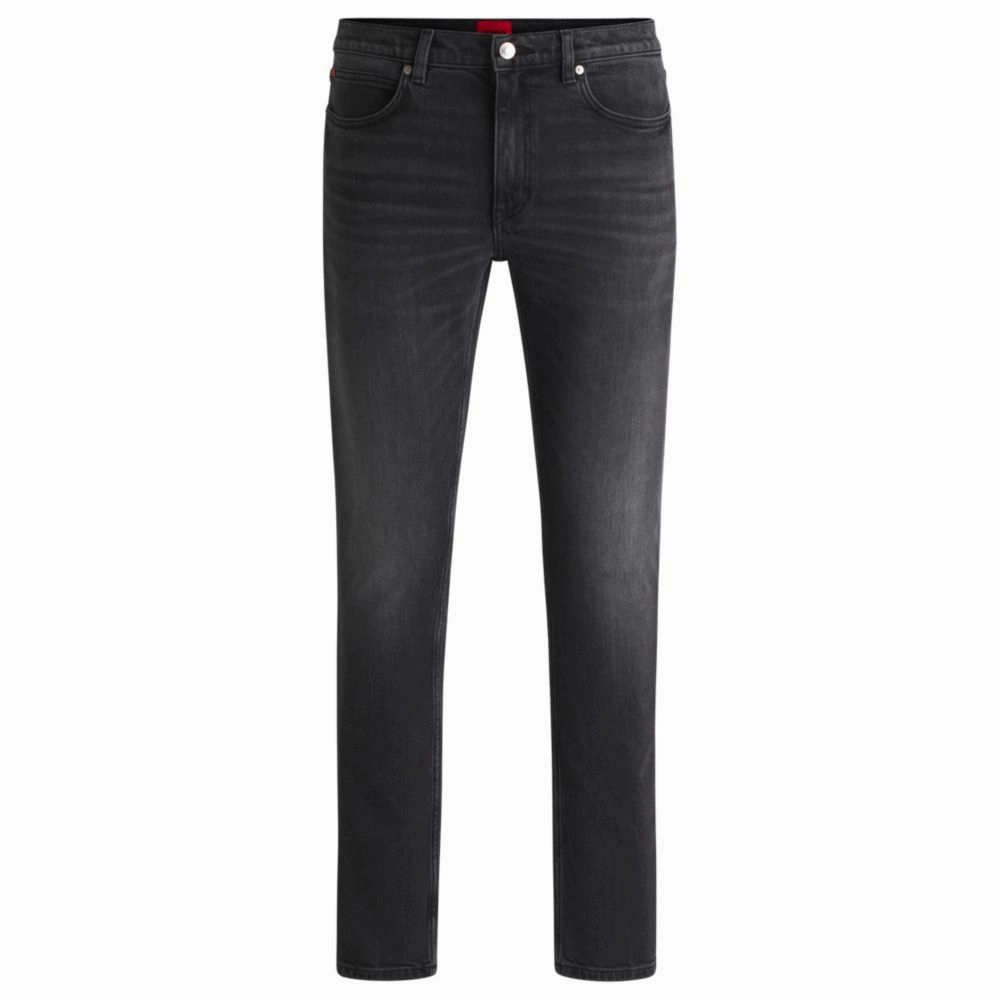 Evening Stroll Athlete Fit Fit Essential Extra-slim-fit jeans in gray stretch denim