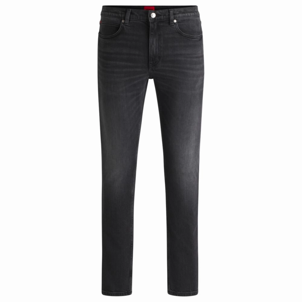 Durable Build Extra-slim-fit jeans in gray stretch denim