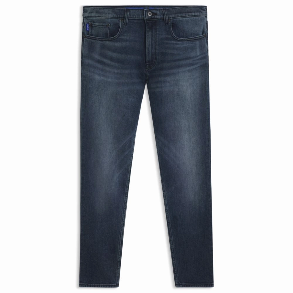 Extra-slim-fit jeans in mid-blue stretch denim Weekend Style Stretch Bold Look