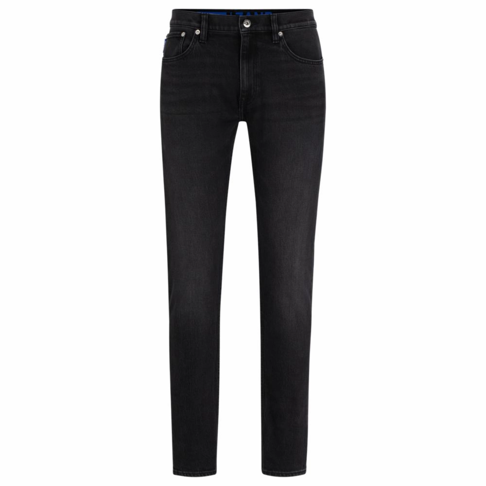 Extra-slim-fit jeans in stonewashed stretch denim Lightweight Feel Beach Day Minimalist Style Youth Style