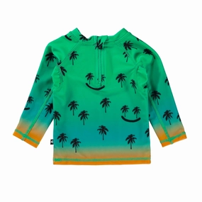 Jet Set Style Roll Resistant Hem Green Nemo Rashguard