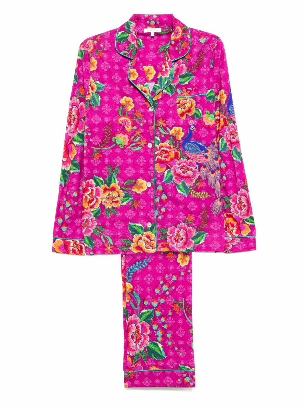 Johnny Was Women's The Carly PJ Set, Darnahta Brushed Fleece Tag Free Labeling