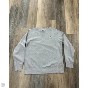 Sweatshirt Crewneck By The North Face In Grey, Size: M Unlined Design AbrasionResistantFabric