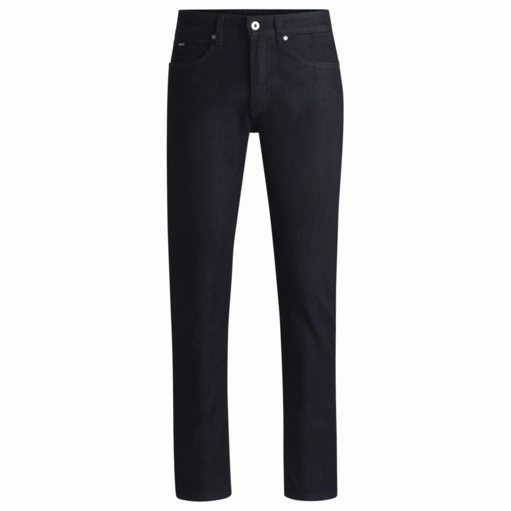 Delaware slim-fit jeans in indigo stretch denim Work Meeting Beach Day