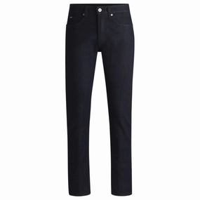 Delaware slim-fit jeans in indigo stretch denim Work Meeting Beach Day