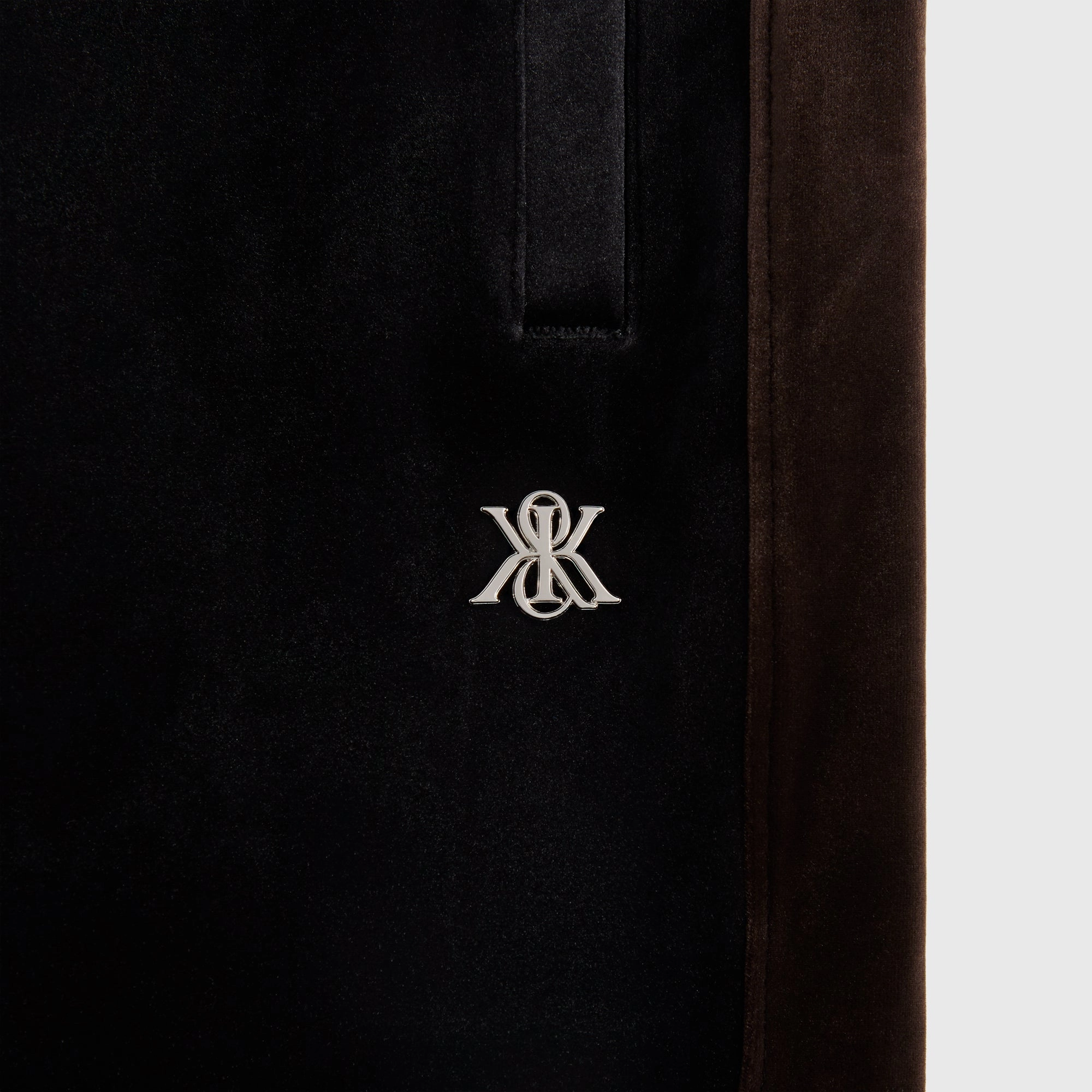 Kith Velvet Damon Track Pant - Black Relaxed Wearable