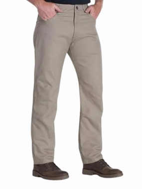 Trend Friendly Men's Rydr Straight Pant - Inseam 32" In Stone Khaki