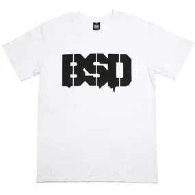 BSD Drip T-Shirt - White Odor Resistant Material