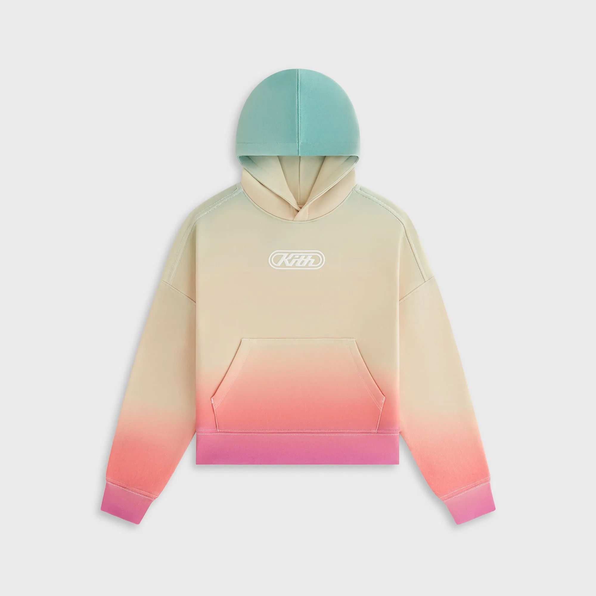 Easy to store Kith Kids Ombre Nelson Pullover Hoodie - Tempo