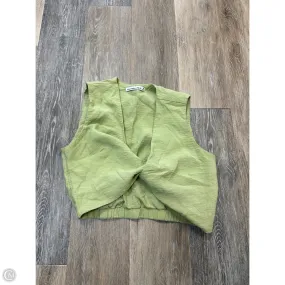 TurtleneckDesign Tank Top By Abercrombie And Fitch In Green, Size: M