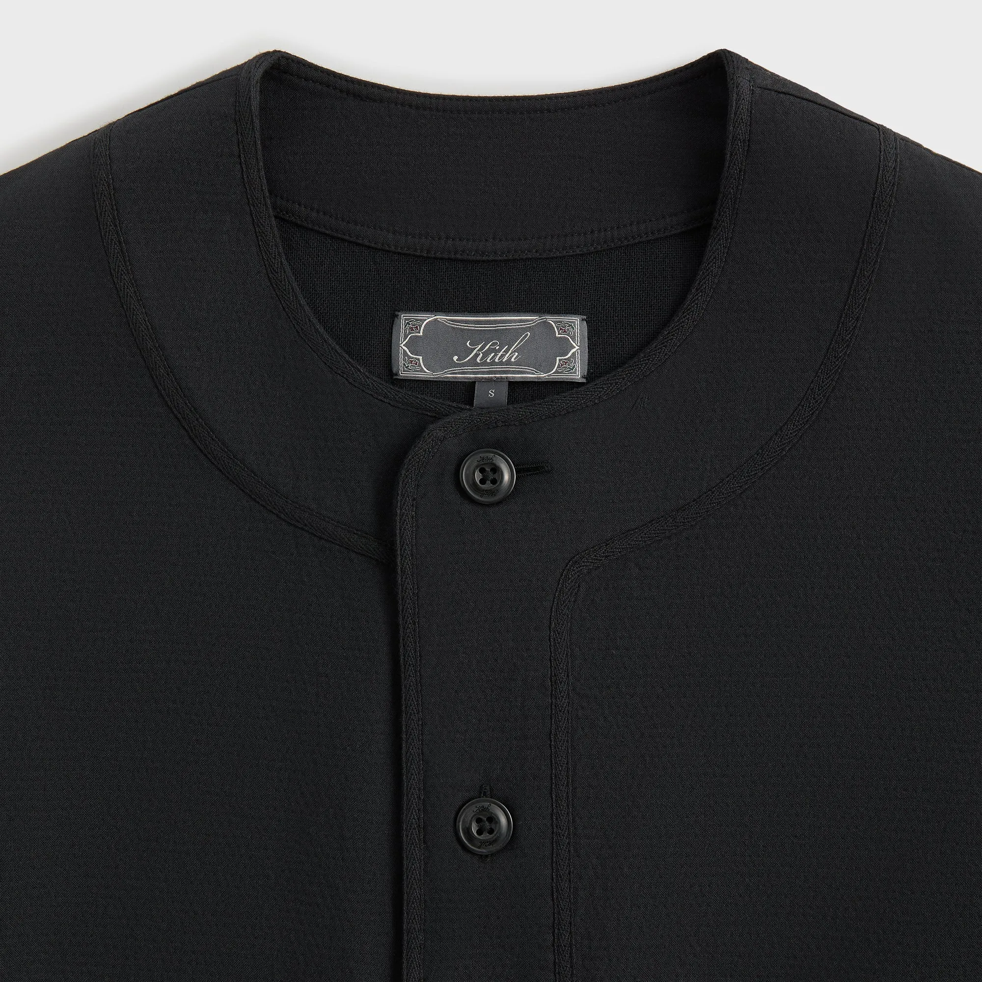 Budget Friendly Kith Willis Baseball Shirt - Black